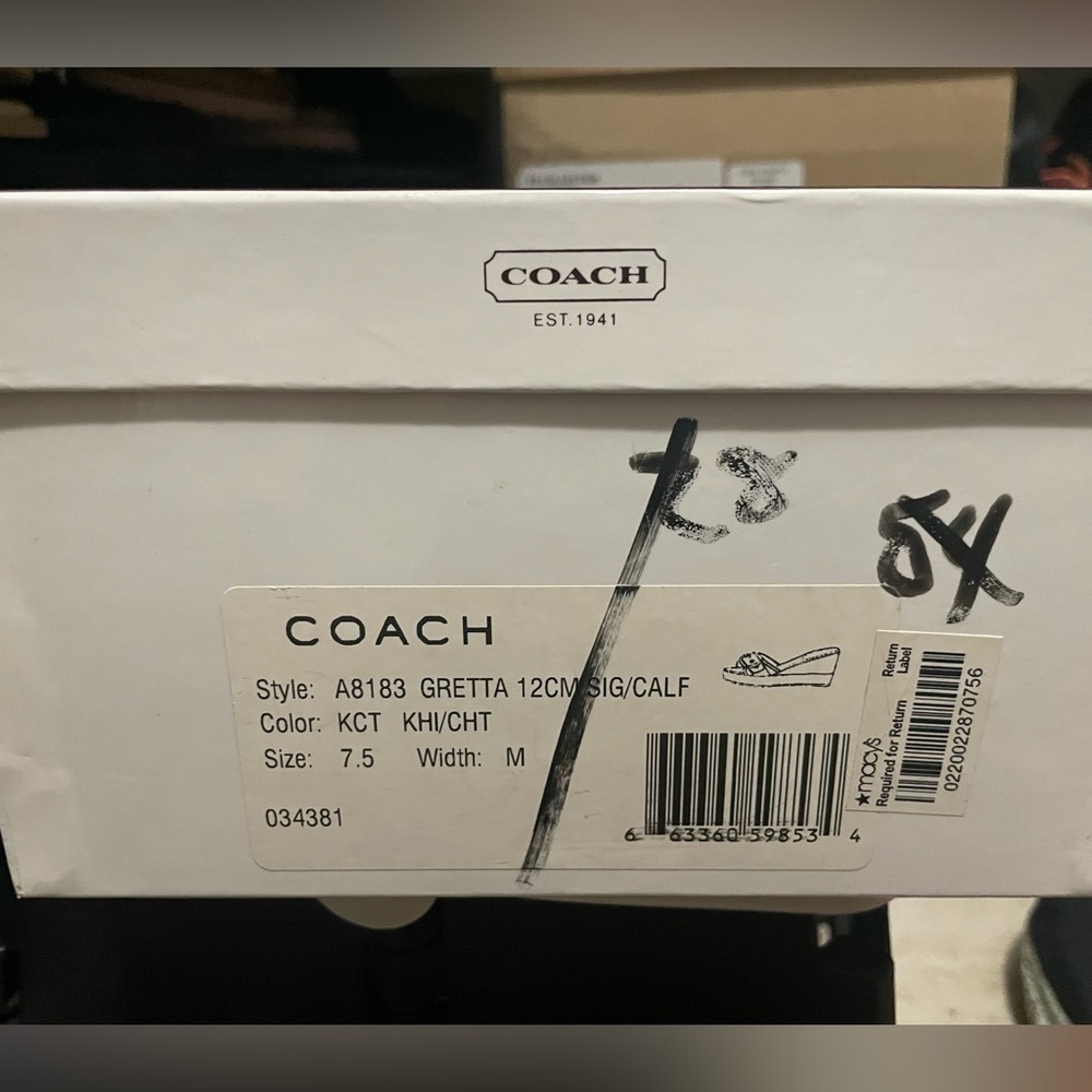 Good used condition. Coach womens Gretta Platform Sandals Size 7.5